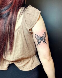 tetování motýl