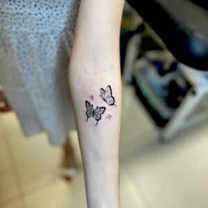 motýlí tetování – Praha 9 – Kristina Eis Tattoo